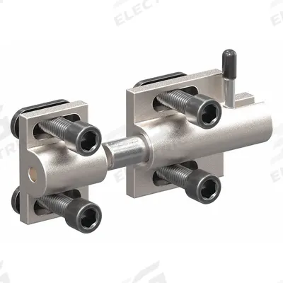 80/20 Deadbolt Latch: 1 1/2 in x 1 1/2 in x 2 1/2 in, 10 Series/15 Series, Silver - Deadbolt Latches