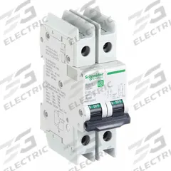 SCHNEIDER ELECTRIC IEC Miniature Circuit Breaker: 3 A Amps, 14kA at 120/240V AC, Screw Clamp, C60BP (MPN M9F42203). Key specifications — DC Voltage Rating: Not Rated; Brand: SCHNEIDER; Max. AIR Rating: 14kA at 120/240V AC; Terminal Connection: Screw Clamp; AC Voltage Rating: 240/277/480V AC; Series: C60BP.
