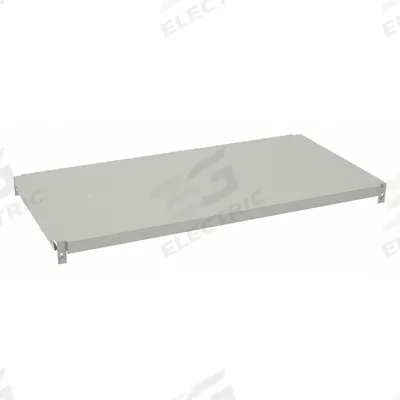 TENNSCO Shelf: 36 in x 18 in, 950 lb Load Capacity, Steel, 18 ga Decking, Light Gray - Solid Steel Decking Shelf Kits for Boltless Shelving