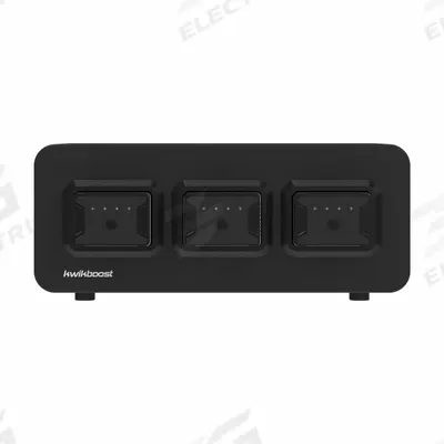 KWIKBOOST Device Charging Station: Battery Slots (12 in D x 15 in W x 6 in - Tabletop