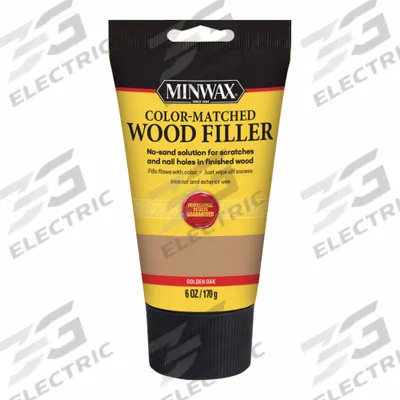 MINWAX Wood Filler: 6 oz Container Size, Tube, Golden Oak - Wood Fillers