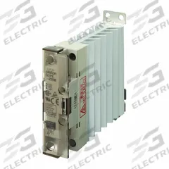 OMRON Contactors - Solid State: DIN-Rail/Surface Mounted, Phototriac, DC Output (MPN G3PE-525B DC12-24). Key specifications — Brand: OMRON; Current Type: DC; Electrical Connection: Screw; Input Current: 7mA; Input Voltage: 9.6 to 30V DC; Mounting Style: DIN Track; Output Voltage: 180 to 528V AC; Voltage/Current Type: DC Output.