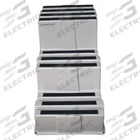 APPROVED VENDOR Step Stool: 3 Steps, 2.4 ft Overall Ht, 500 lb Load Cap, Plastic, 2.4 ft Standing Ht (MPN 44ZJ59). Key specifications — Brand: APPROVED VENDOR; Color: Gray; Includes: Replacement Foot Pads.