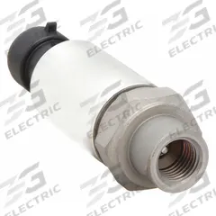Pressure Transmitter: 0 psi to 500 psi, 0.5 to 4.5V DC, 3-Pin Packard Connector, IP67 (MPN P499RCP-105C). Key specifications — Accuracy: ±1%; Burst Pressure: 5x Range; Calibration Certificate Included: No NIST-Traceable Calibration Certificate Included; IP Rating: IP67; Housing Material: Stainless Steel; Output: 0.5 to 4.5V DC; Overpressure: 2x Range; Process Connection Type: SAE 45° Flare.