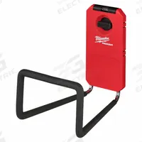 MILWAUKEE PACKOUT Wide Hook: 6 3/16 in D x 9 5/16 in H x 8 in L, Metal/Polymer, Black/Red (MPN 48-22-8332). Key specifications — attr1120130: MILWAUKEE; attr1120217: Polymer; attr1120218: Red.