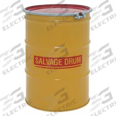 APPROVED VENDOR Salvage Drum: Steel, 55 gal, Bolt Ring, 18 ga / 16 ga / 18 ga, Salvage Drum, Steel (MPN HM5502). Key specifications — Drum Material: Steel; Drum Head Type: Open Head; UN Rating Solids: 1A2/X400/S; UN Rating Liquids: 1A2/Y1.5/150; Drum Message Text: Salvage Drum; Closing Ring Material: Steel; For Holding: Solids; Brand: APPROVED VENDOR.