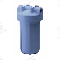 CULLIGAN Water Filter Housing: 10 gpm, 1 in, NPT, 13 3/4 in Overall Ht (MPN HD-950A). Key specifications — Reduces: Sediment; Brand: CULLIGAN; Color: Blue; Connection Type: NPT; Housing Material: Polypropylene.