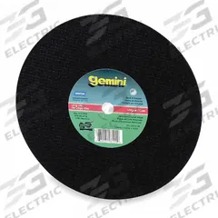 NORTON Abrasive Cut-Off Wheel: Type 1, 14" x 1/8" x 1", Aluminum Oxide, 24 Grit, Gemini Long Life (MPN 66253306611). Key specifications — Brand: NORTON; Series: Gemini Long Life.