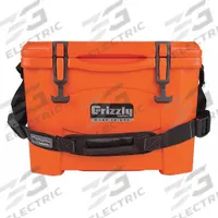 GRIZZLY COOLERS Marine Chest Cooler: Orange, 15 Cans, 15 qt Cooler Capacity, 4 day Ice Retention (MPN 4400512). Key specifications — Brand: GRIZZLY COOLERS; Drain Plug: Not Included; Wheels Included (FILTER): No.