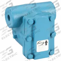 Steam Trap: Cast Iron, 1/2 in FNPT, 1,523 lb/hr, 75 psi Max., 450°F Max., In-line (MPN 42-175A). Key specifications — Brand: MEPCO; Installation Orientation: Horizontal; Float Material: Stainless Steel; Manufacturer Series: 42.