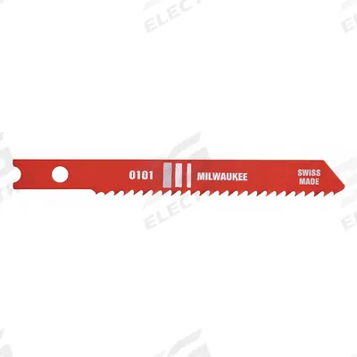 MILWAUKEE Jigsaw Blade: 18, 2 3/4 in Blade Lg, Bi-Metal, Bi-Metal, U Shank, Medium Metal - Metal-Cutting Blades