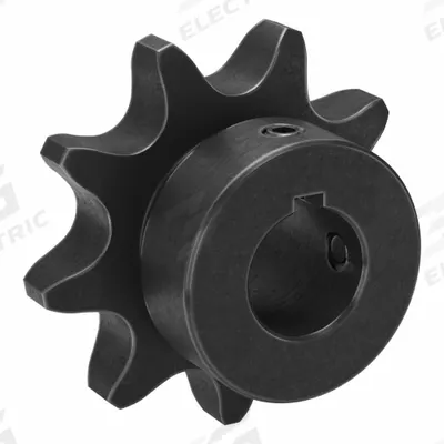 TSUBAKI Single Strand Sprocket: 60, For 3/4 in Chain Pitch, 3/4 in Bore Dia, 9 Teeth - Size 60 Fixed-Bore Roller Chain Sprockets