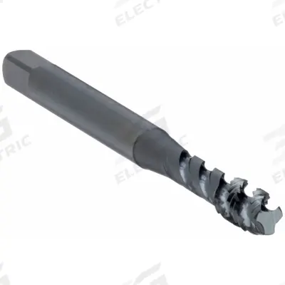OSG Spiral Flute Tap: #8-32 UNC, H5 / 2B, 3 Flute, Modified Bottoming Chamfer (MPN 1722301) - Spiral-Flute Taps for Steel & Stainless Steel