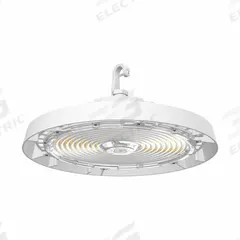 ETI LED HIgh Bay: 36,000 lm, 3500K/4000K/5000K, 30 ft – 40 ft Mounting Ht, Wide Distribution, 240 W (MPN ERHB-36L-LB3-8-CP3-MV-LVD-WH). Key specifications — Color Temperature: 5000K; Voltage: 120 to 277V AC; LED Replacement For: 2400 to 3600W; Brand: ETI.