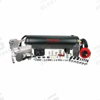 VIAIR CORPORATION Portable Air Compressor: Quiet, Oil Free, 2.5 gal, Horizontal, 0.35 hp, 12V DC (MPN 10003). Key specifications — attr48686: Oil Free; attr48685: 12V DC; attr48689: 0.57 cfm @ 150 psi; attr48678: 22.0 A; attr48688: Pressure Switch; attr48671: VIAIR CORPORATION; attr124308: Quiet (less than 75 dBA).