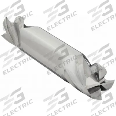 APPROVED VENDOR Square End Mill: Carbide, Double End, 4 Flute, 1/2" Mill Dia, 5/8" LOC - Double-End Carbide Square End Mills