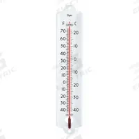 TAYLOR Analog Thermometer: -40°F to 70°F /-40°C to 20°C, +/-1°C/+/-2°F, Wall, +/-1°C/+/-2°F (MPN 1106). Key specifications — Display Type: Liquid-in-Glass; Brand: TAYLOR.