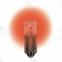 APPROVED VENDOR Compact LED Bulb: LED, Miniature Bayonet (BA9s), (T) Tubular, T3-1/4, 160V AC, Red (MPN LM10160MB-R). Key specifications — Light Color: Red; Voltage: 160V AC; Brand: APPROVED VENDOR; Bulb Shape: T3-1/4.