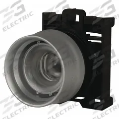 EATON Flush Push Button: 22 mm Mounting Size, Non-Metallic, Momentary (MPN M22-DGL-X). Key specifications — Brand: EATON; Action: Momentary; Series: M22; Push Button Material Type: Non-Metallic.