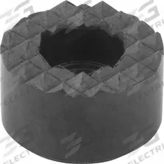 KIPP Counterbored Insert w/Flat Face: 20 mm Dia, 5.5 mm Bore Dia, 10 mm Ht, Serrated (MPN K0385.12010). Key specifications — Brand: KIPP.
