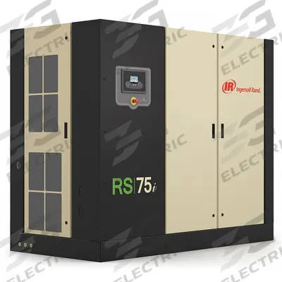 INGERSOLL RAND Rotary Screw Air Compressor: 75 kW, 499 cfm, 0.5 gal Tank, 460V AC - Tankless Rotary Screw Air Compressors