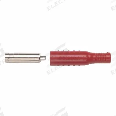 POMONA Banana Jack: 1 1/2 in Lg, 15 A Max Current Measurement - Standard Sheath Banana Jack to Non-Sheath Banana Plug Adapters