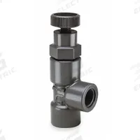 HAYWARD Globe Valve: For Fluids Media, PVC, Angle, 1 1/2 in Pipe Size, FNPT x FNPT, Female, NPT, NPT (MPN AV10150T). Key specifications — Brand: HAYWARD; Stem: Rising.