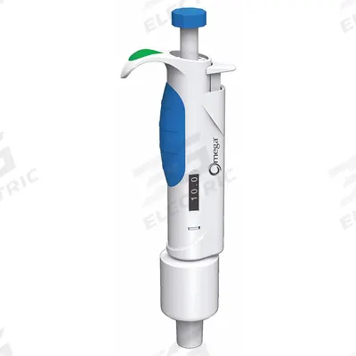 COLE PARMER Single-Channel Pipettor: 1 Channels, 10,000 ul Capacity - Max - Single Channel Pipetters
