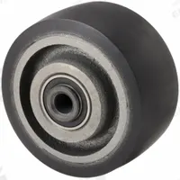 APPROVED VENDOR Caster Wheel: 6 in Wheel Dia., 2 in Wheel Wd, Polyurethane, 1,560 lb Load Rating (MPN W-620-DB70-1/2). Key specifications — Brand: APPROVED VENDOR; Wheel/Tread Color: Black.