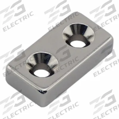 APPROVED VENDOR Rare Earth Magnet: Neodymium, 0.168" Tap Size, 0.25 in Thick, 1/2 in Overall Wd - Block Rare Earth Magnet