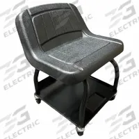 Mechanic Seat: Heavy-Duty, Fixed, 480 lb Max Load Capacity (MPN HRS). Key specifications — Frame Material: Steel; Seat Adjustability: Fixed; Duty Rating: Heavy-Duty; Dimensions: 23 in x 15 in x 15 in; Brand: WHITESIDE.