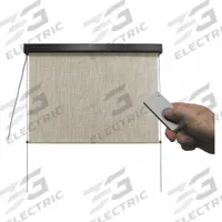 KEYSTONE FABRICS Exterior Sun Shade: Caribbean, 120 in Valence Wd, Motor with Remote Control, Right (MPN E80.108.50). Key specifications — Operation Mechanism: Motor with Remote Control; Tie Down Type: Cable System; Operation Side: Right; Valance Color: Oil Rubbed Bronze; Manufacturer Part Number: E80.108.50; Brand: KEYSTONE FABRICS; Fabric Color: Caribbean.