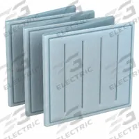 GRAINGER Link Air Filter: 16 in x 18 in x 1 in, 18 in Section Wd, 6 Sections, 2 Ply, MERV 8 (MPN 2GFJ6). Key specifications — Performance Rating: MERV 8; Brand: GRAINGER; Media Material: Synthetic.