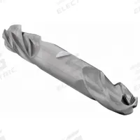 CLEVELAND Ball End Mill: Carbide, Double End, 4 Flute, 1/2" Mill Dia, 1" LOC, 4" OAL (MPN C60316)