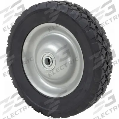 APPROVED VENDOR Semi-Pneumatic Wheel: 8 in Wheel Dia., 2 5/8 in Wheel Wd, Rubber - Semipneumatic Wheels
