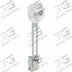 TELEMECANIQUE SENSORS Limit Switch Lever Arm: Roller Lever, Adj, 4 in Arm/Operator Lg - Max (MPN 9007HA20). Key specifications — Brand: TELEMECANIQUE SENSORS; Compatible with Series: 9007AW; Roller Position: Outside Offset; Actuator Style: Rotary Lever Roller.