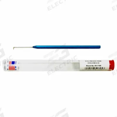 MOODY TOOL Precision Probe: Stainless Steel, Angle, Angle Tip - Precision Picks