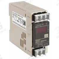 OMRON DC Power Supply: DIN Rail, 60 W Output Power - Rated, 2.5 A Current - Output, Single Phase (MPN S8VS-06024A). Key specifications — attr1044898: Single; attr1044874: Plastic; attr1044879: 100 to 240V AC; attr211400: OMRON.
