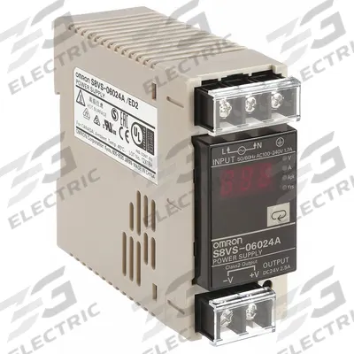 OMRON DC Power Supply: DIN Rail, 60 W Output Power - Rated, 2.5 A Current - Output - DIN Rail Mount DC Power Supplies