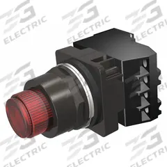 SIEMENS Illuminated Push Button: Illuminated, Extended Profile, Non-Metallic, 30 mm, 1NO/1NC (MPN 52BT6G2AB). Key specifications — Brand: SIEMENS; Action: Momentary; Series: Class 52; Push Button Material Type: Non-Metallic.