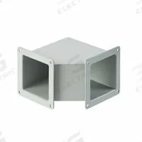 Wireway 90 Degree Elbow: 8 in Wd, 8 in Ht, 11 in, Non-Removable Cover, Mild Steel (MPN F88WE90). Key specifications — Brand: HOFFMAN; With Knockouts: No.