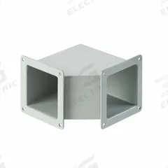 Wireway 90 Degree Elbow: 8 in Wd, 8 in Ht, 11 in, Non-Removable Cover, Mild Steel (MPN F88WE90). Key specifications — Brand: HOFFMAN; With Knockouts: No.