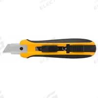 OLFA Utility Knife: 6 1/2 in Overall Lg, Steel Std Tip, Rubberized, Plastic, Black/Yellow (MPN UTC-1). Key specifications — attr307837: Quick-Change; attr307830: Steel Standard Tip; attr307833: Yellow; attr307831: Rubberized; attr307832: Plastic; attr324891: OLFA.