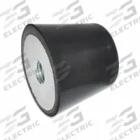 JW WINCO Vibration-Isolating Mount: Flat Conical, Buna-N, Female x Non-Threaded Style (MPN 253-50-3/8X16-55). Key specifications — Isolator Body Material: Buna-N.