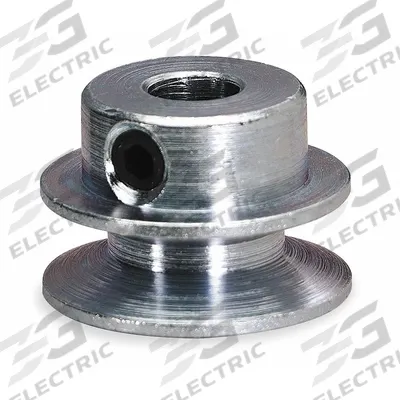 DAYTON O-Ring Pulley: 0.88 in Outside Dia, 1/4 in Bore Dia, Finished - Power Transmission