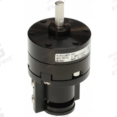 SMC Rotary Air Actuator: Single Vane Actuator, 90° Rotation Angle, 4 in-lb Output Torque - Vane-Style Rotary Actuators