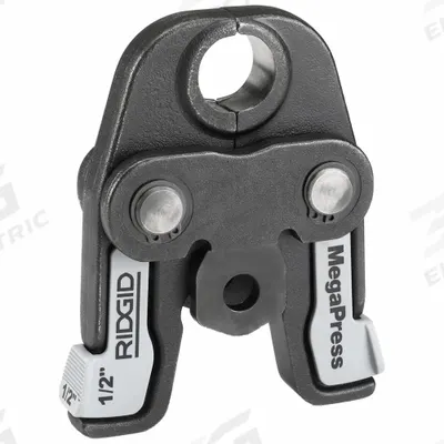 RIDGID Press Jaw: 1/2 in Pipe, Stainless Steel, For Viega MegaPress - Jaws & Rings for Standard & Extended Press Tools