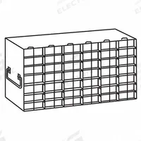 Upright Freezer Rack: 22 1/4 in Overall Lg, 5 3/4 in Overall Wd, Stainless Steel, Handles (MPN 0440246). Key specifications — Includes: Handles; Material: Stainless Steel; Product Type: Upright Freezer Rack; Brand: COLE-PARMER.