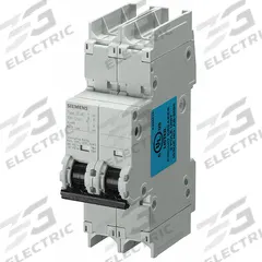 SIEMENS Miniature Circuit Breaker: 63 A Amps, 60V DC, 10 kA, Screw Clamp, 5SJ4, 240V AC, AC/DC (MPN 5SJ42638HG41). Key specifications — attr195863: 60V DC; attr211132: SIEMENS; attr195864: 10 kA; attr195865: Screw Clamp; attr195867: 240V AC.
