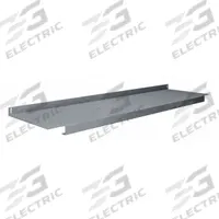 TENNSCO Lower Shelf: 48 in Overall Wd, 14 in Overall Dp, Gray, Steel, Includes Mounting Hardware (MPN S-48). Key specifications — Includes Mounting Hardware: Yes; Color: Gray.